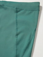 7 DAYS ACTIVE - Printed Stretch-Jersey Compression Shorts - Green