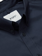 WTAPS - Button-Down Collar Cotton-Twill Shirt - Blue