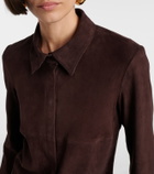 Stouls Geraldine suede shirt dress