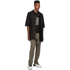 Rick Owens Drkshdw Black Printed Level T-Shirt