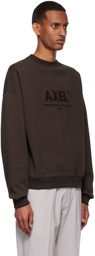 Axel Arigato SSENSE Exclusive Brown Organic Cotton Sweatshirt