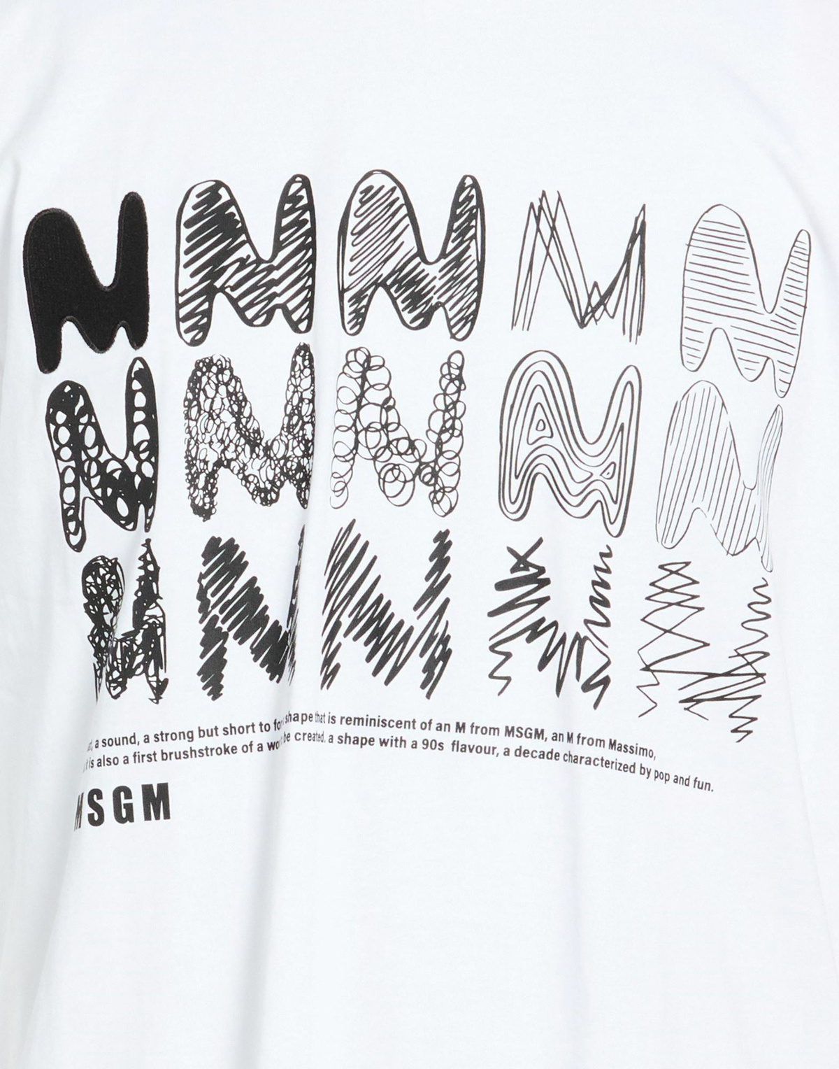 Msgm Mens T-shirt in White