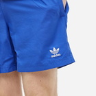 Adidas Men's Ori Solid Short in Semi Lucid Blue/White