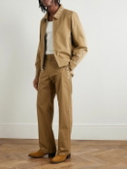 Cherry Los Angeles - Charro Straight-Leg Embroidered Cotton-Twill Trousers - Brown