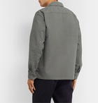 Club Monaco - Cotton-Moleskin Overshirt - Gray