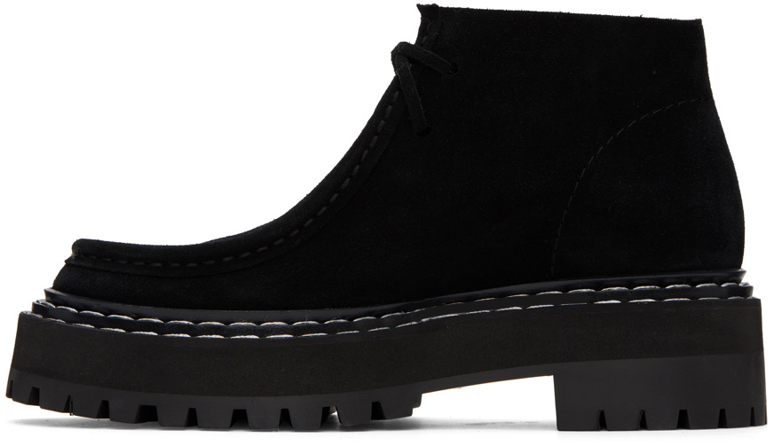 Proenza Schouler Black Lug Sole Platform Boots Proenza Schouler