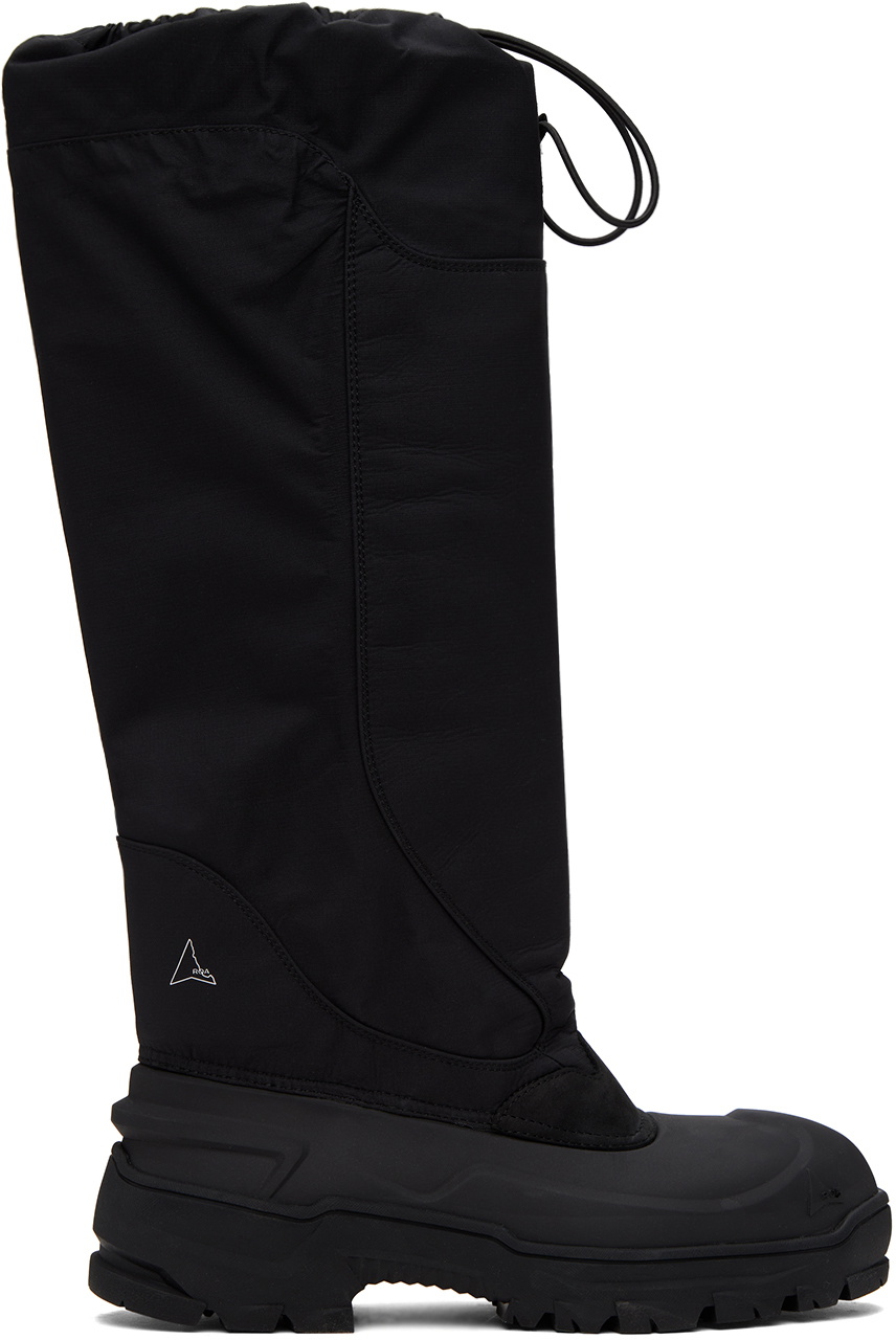 ROA Black Rubber Boots ROA