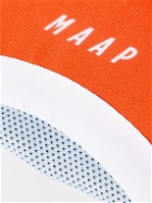 MAAP - Voyage Logo-Print Colour-Block Cotton-Mesh Cycling Cap