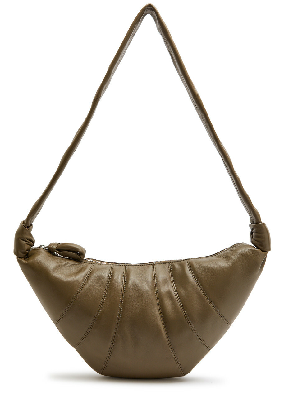 LEMAIRE Green Mini Fortune Croissant Bag Lemaire