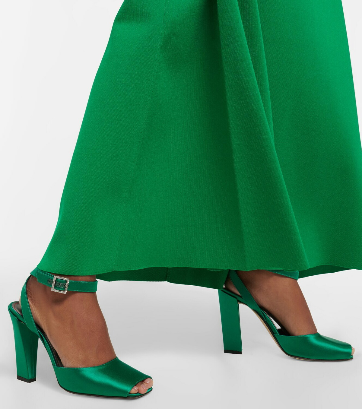 Victoria Beckham - Eliza satin sandals