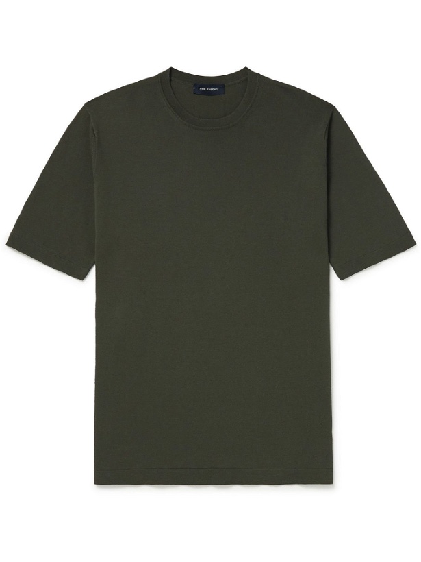 Photo: THOM SWEENEY - Cotton T-Shirt - Green