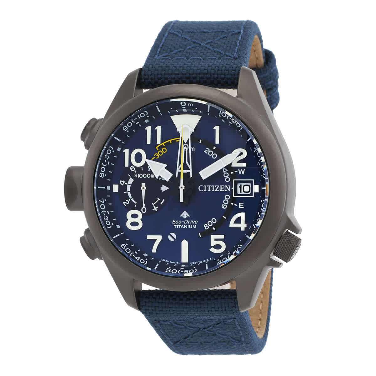 Citizen Promaster Altichron Eco-Drive Blue Dial Mens Watch BN4065-07L