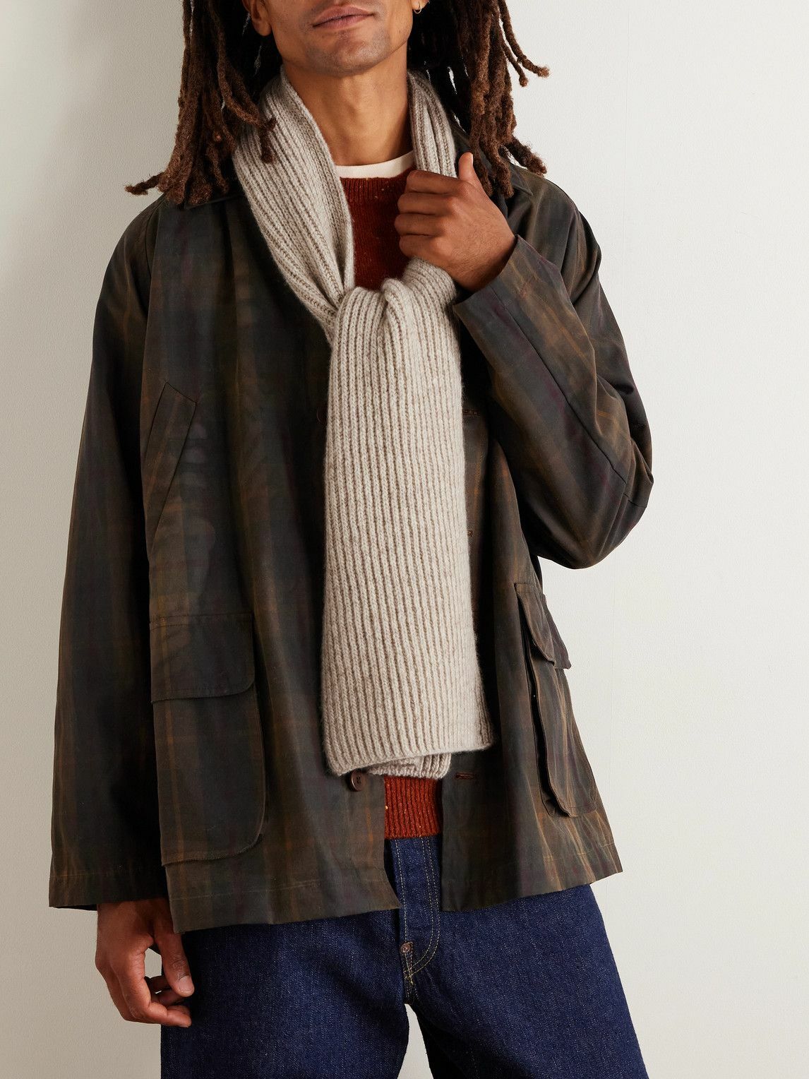 Inis Meáin - Ribbed Cashmere Scarf