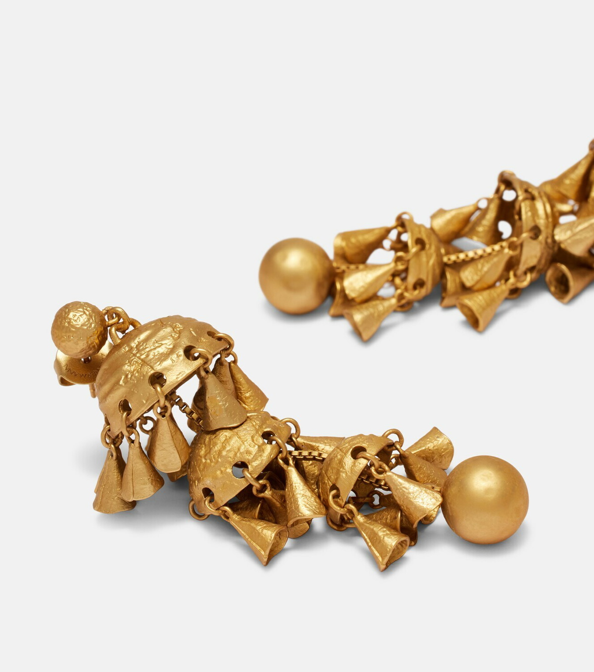 Zimmermann Whimsy Chandeliers 14kt gold-plated drop earrings