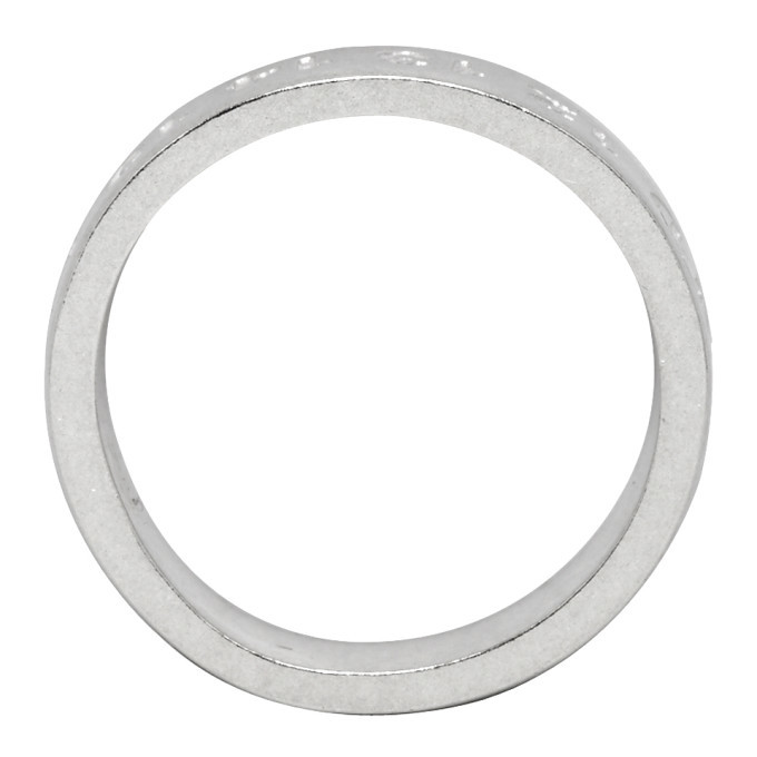 Maison Margiela Silver Fragile Ring Maison Margiela