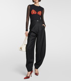 Loewe Comic leather pumps