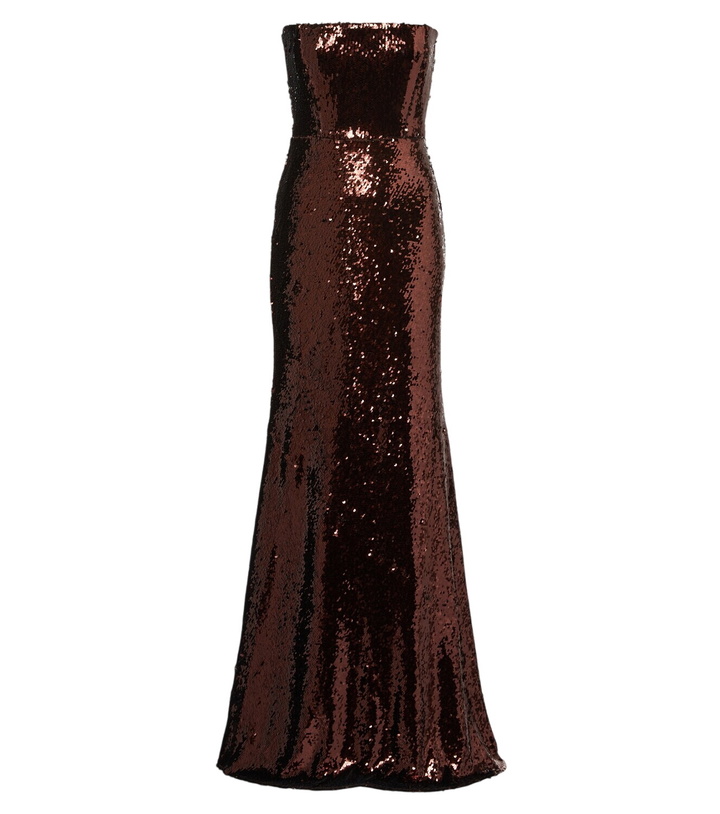 Photo: Alex Perry Sequined bustier gown