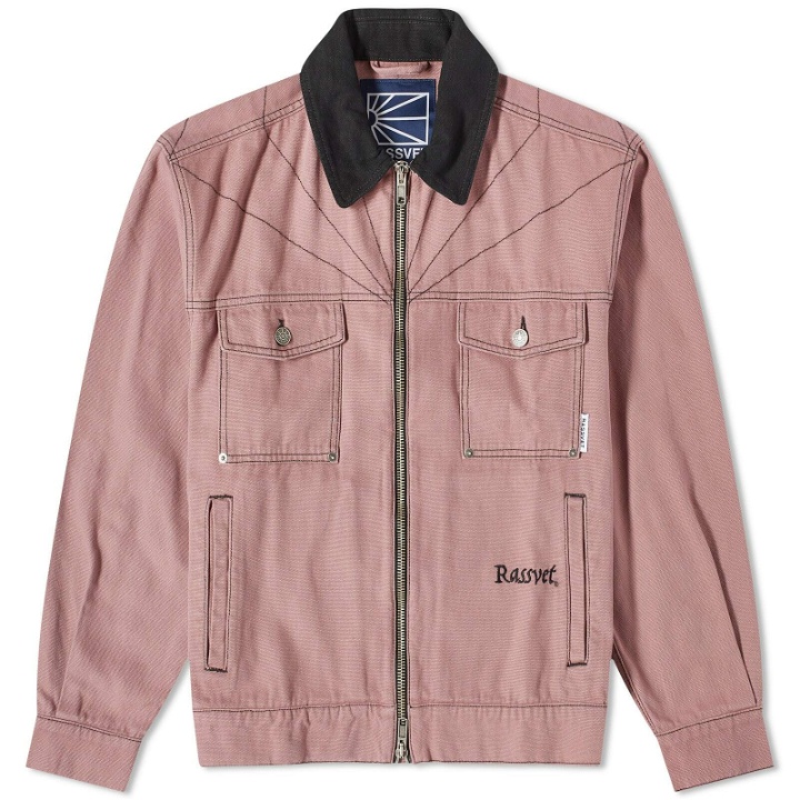 Photo: PACCBET Men's The New Light Canvas Jacket in Pink