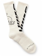 SAINT Mxxxxxx - Ribbed Cotton-Blend Jacquard Socks