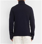 Oliver Spencer - Talbot Mountain-Intarsia Wool Rollneck Sweater - Men - Navy