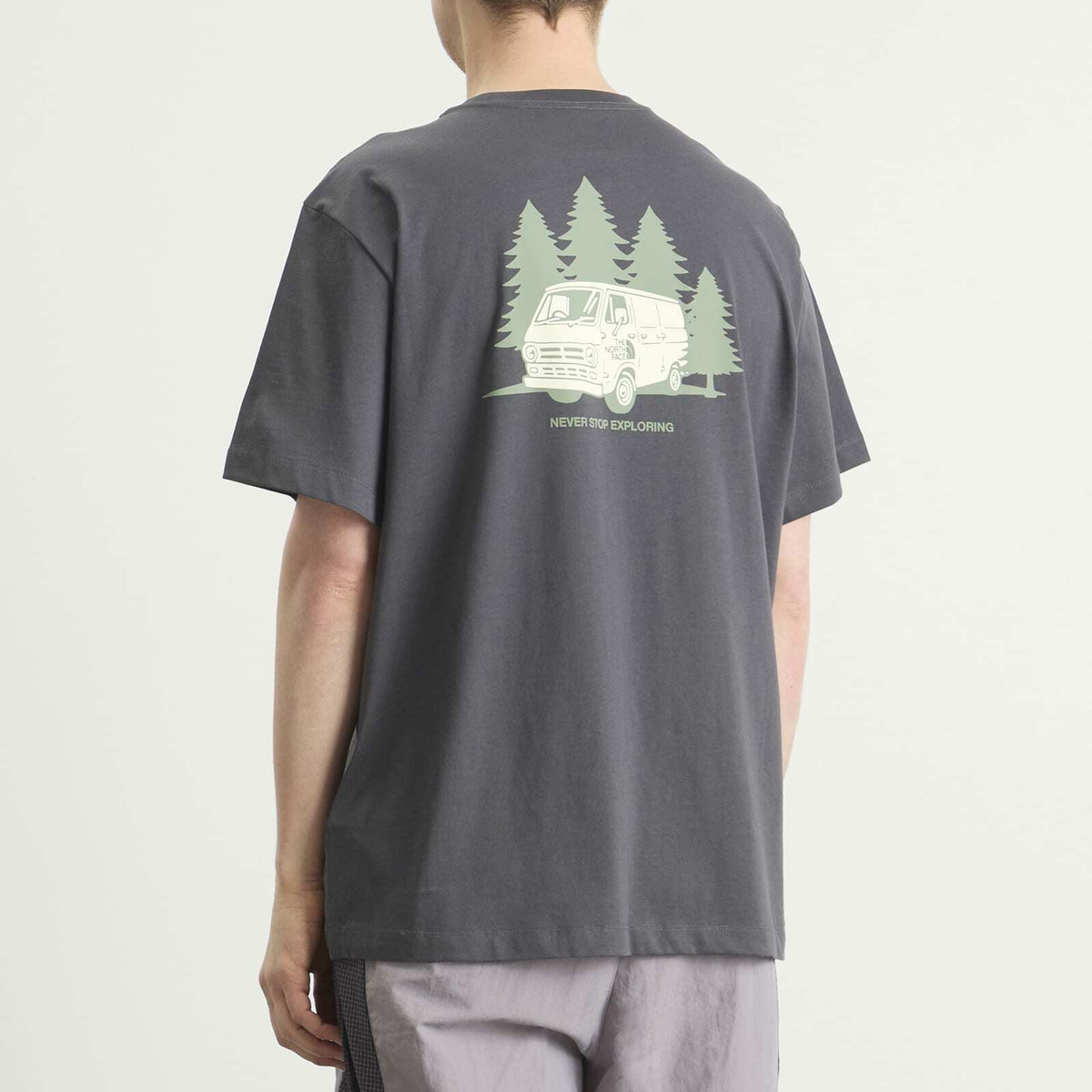 The North Face Men's Van Life Relaxed T-Shirt in Anthracite Grey