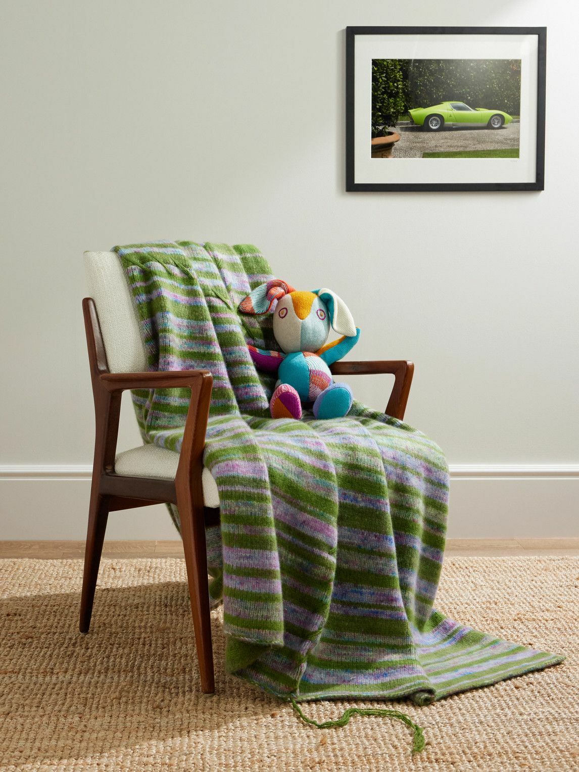 The Elder Statesman - Striped Cashmere Blanket The Elder Statesman