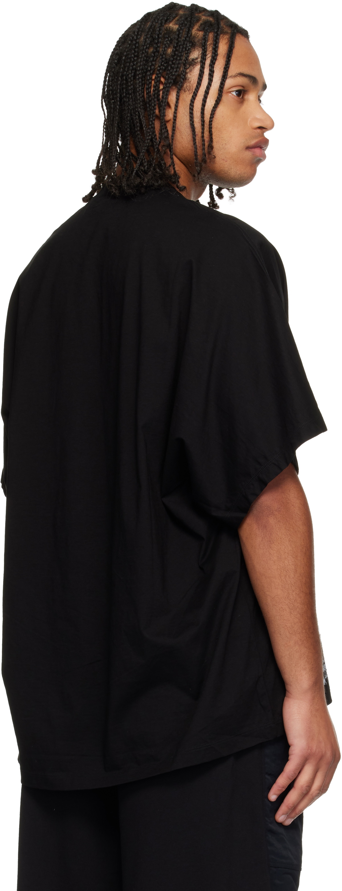 Julius Black Europa Base Oversized T-shirt Julius