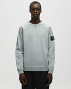 Stone Island Crewneck Malfile Fleece Blue - Mens - Sweatshirts