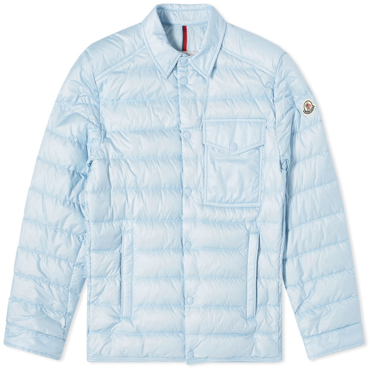 Photo: Moncler Men's Tenibres Padded Overshirt in Blue