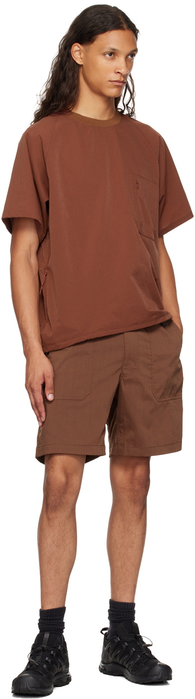 NANGA Brown Field Shorts