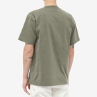 Patta Men's Basic Washed Pocket T-Shirt in Beetle