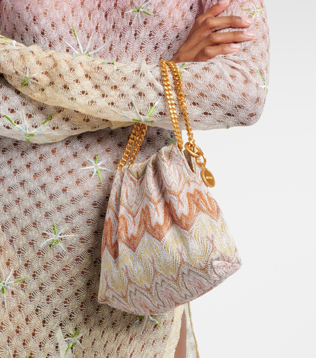 Missoni Lamé bucket bag