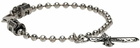 Emanuele Bicocchi Silver Cross Charm Bracelet