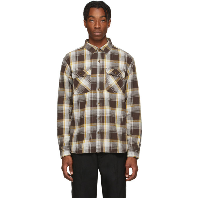 Photo: Neighborhood Brown Flannel Cabella Shirt