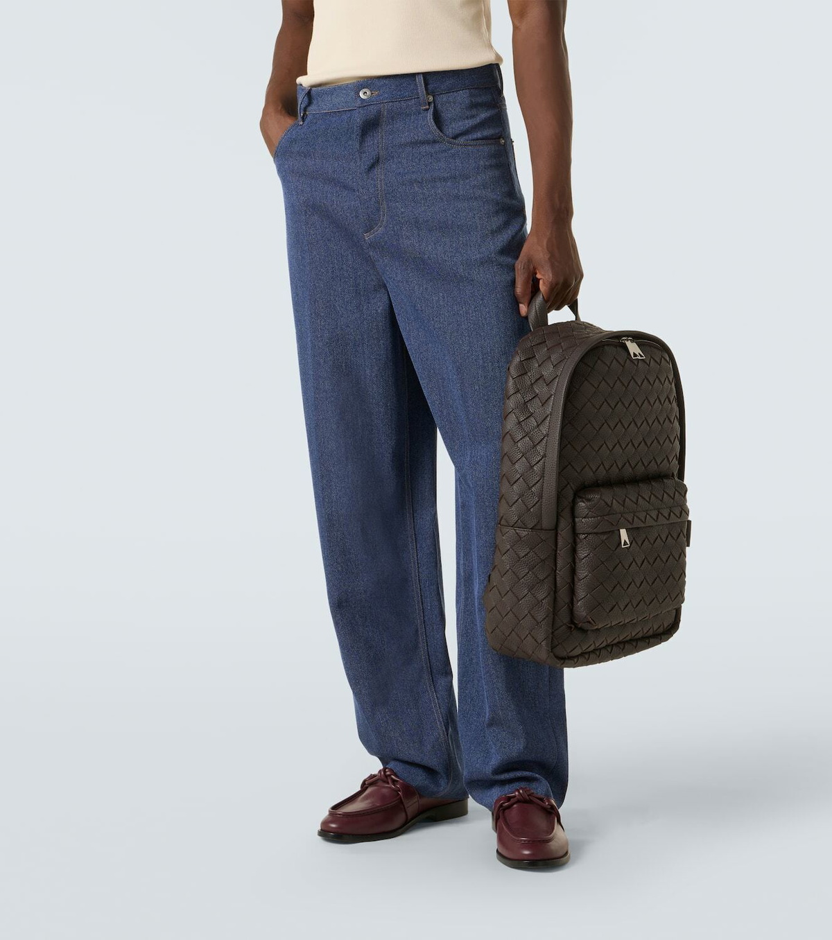 Bottega Veneta Intrecciato leather backpack