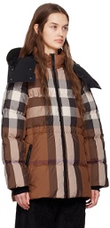 Burberry Brown Broadwaschk Puffer Jacket