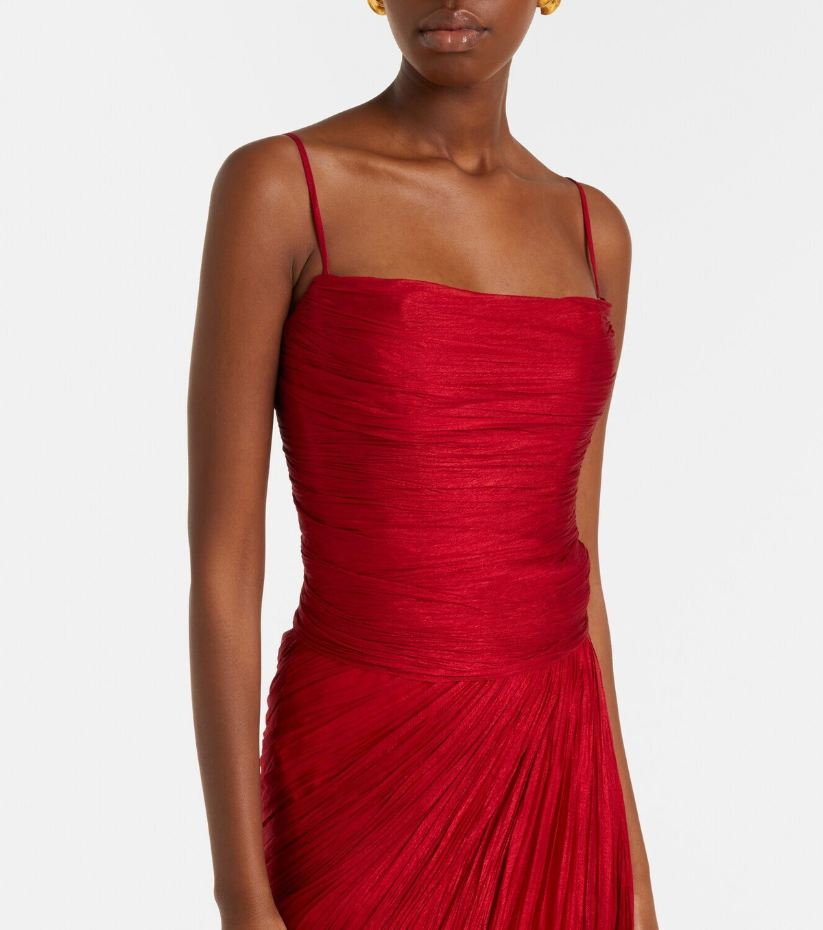 Maria Lucia Hohan Rio draped silk muslin gown