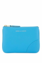 COMME DES GARCONS WALLET "classic leather mini pouch for everyday Light blue