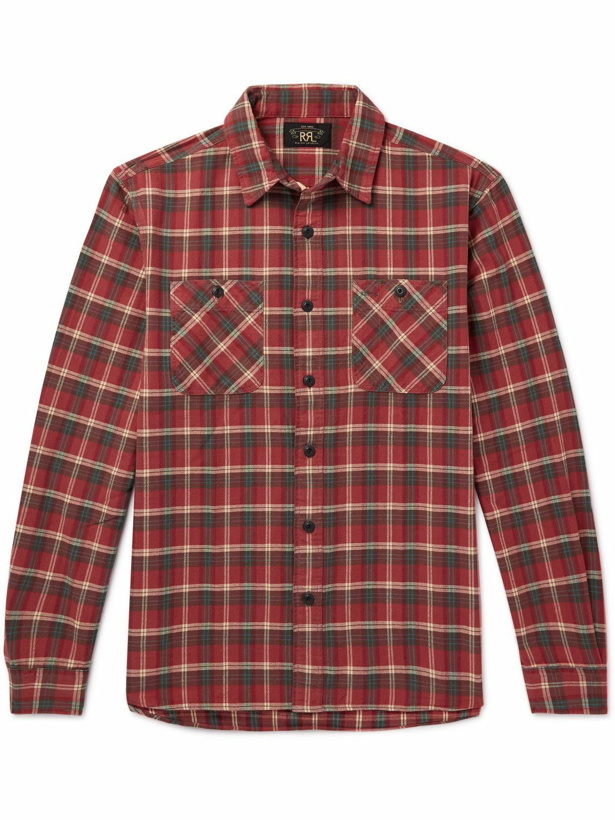 Photo: RRL - Checked Cotton Shirt - Red