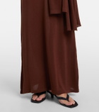 Aya Muse Lace-trimmed maxi dress