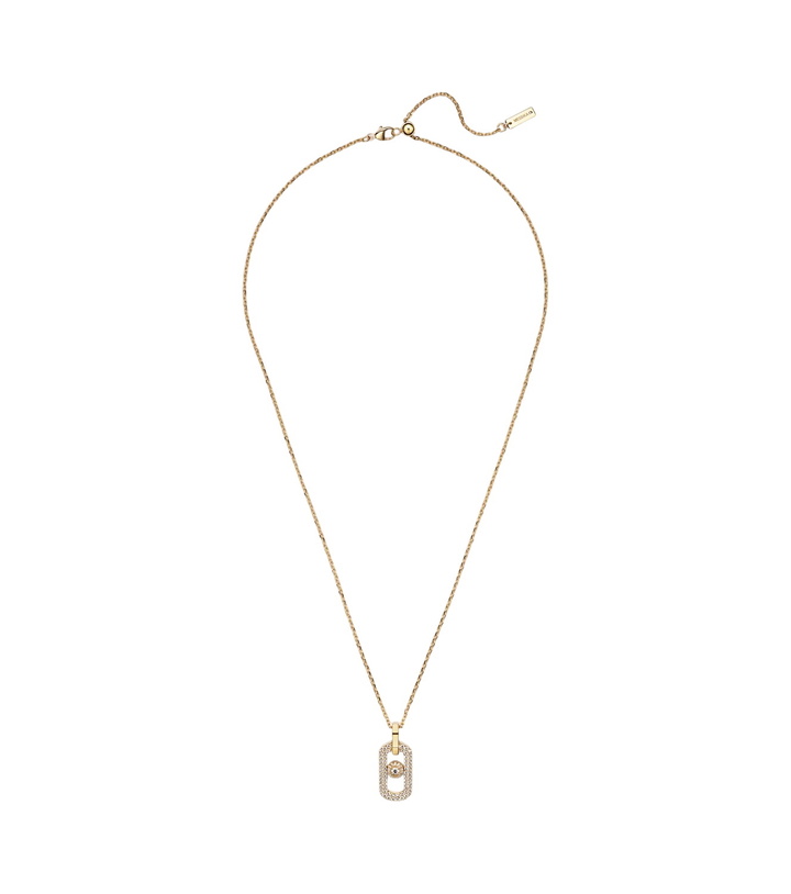 Photo: Messika So Move 18kt gold necklace with diamonds