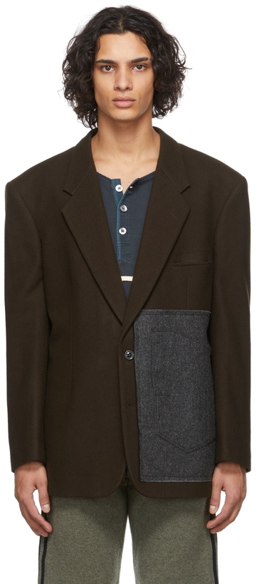 Photo: Maison Margiela Brown Wool Jacket