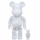 END. x Medicom Be@rbrick in White 100%/400 %