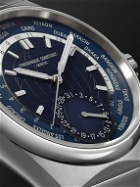 Frederique Constant - Highlife Worldtimer Automatic GMT 42mm Stainless Steel Watch, Ref. No. FC-718N4NH6B - Blue