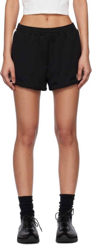 Photo: Kijun Black Frill Jersey Shorts