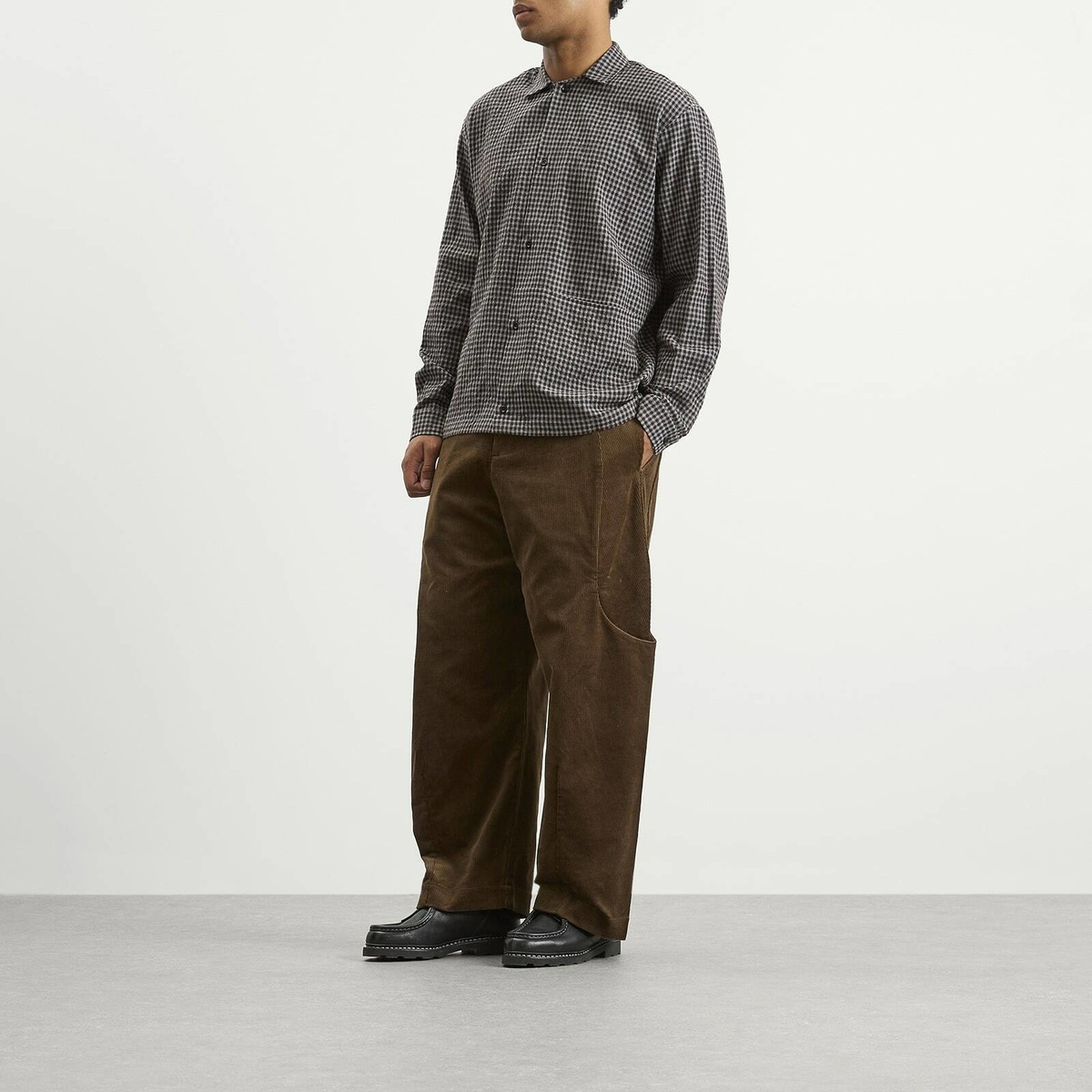Sage Nation Men's Malay Cord Trouser in Mushroom Brown