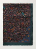 De Bonne Facture - Printed Wool-Twill Scarf