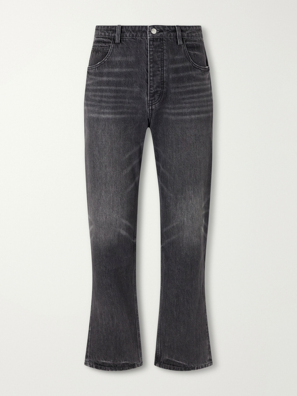 NAHMIAS - Straight-Leg Cotton-Blend Jeans - Black