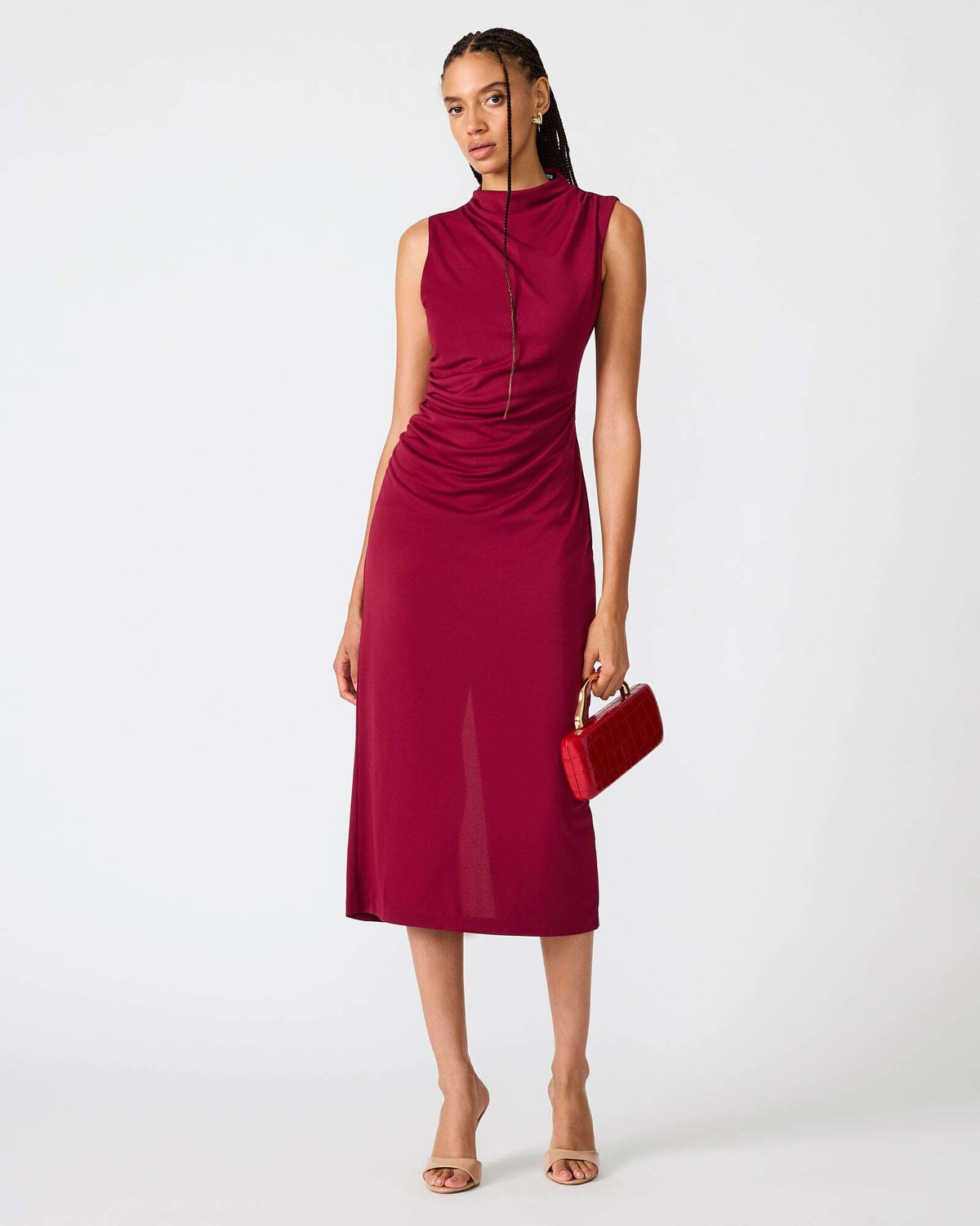 Steve Madden Mo Dress Beet in Red