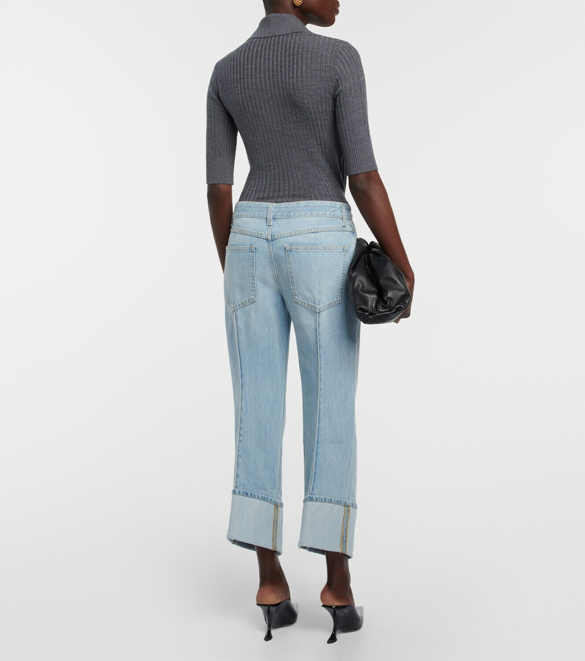 Bottega Veneta Mid-rise curved jeans Bottega Veneta